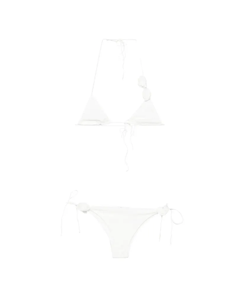 Oséree Bridal Rose Bikini Set White