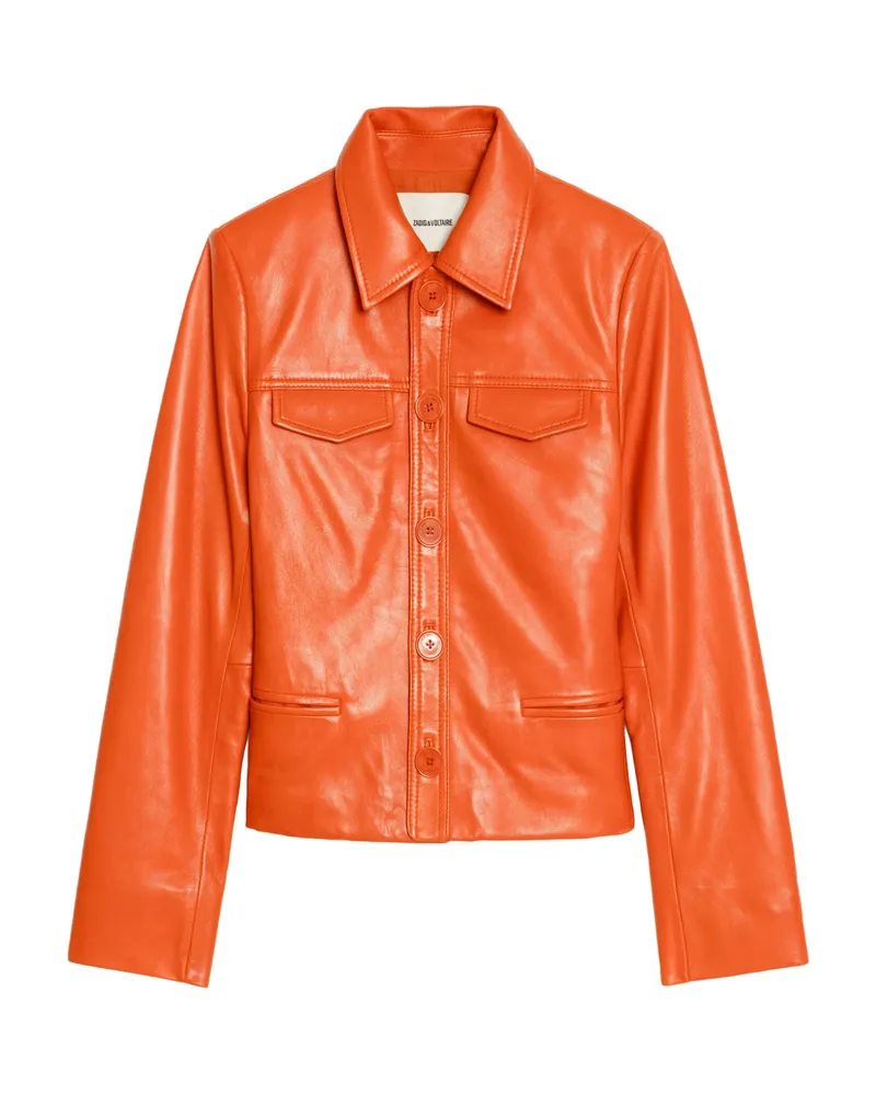 Zadig & Voltaire Liam Buttoned Jacket Orange
