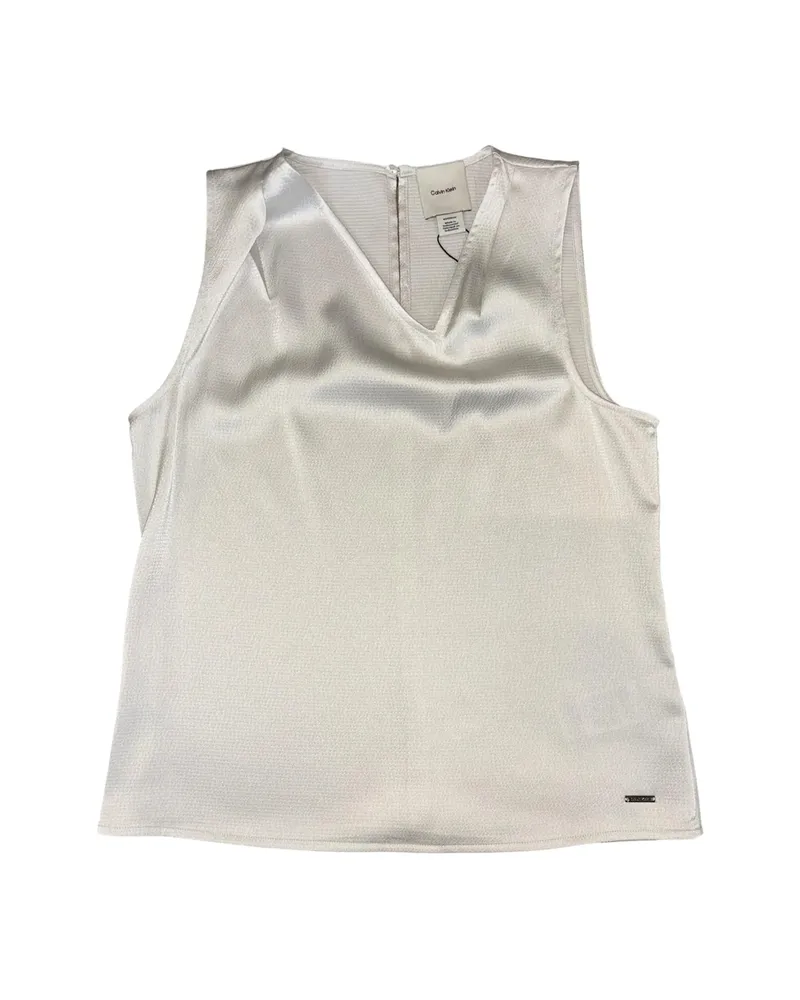 Calvin Klein V-neck Top White