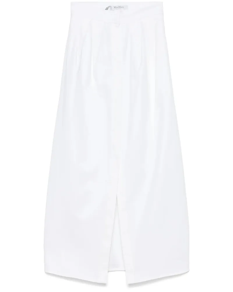 Max Mara Alcade Maxi Skirt White