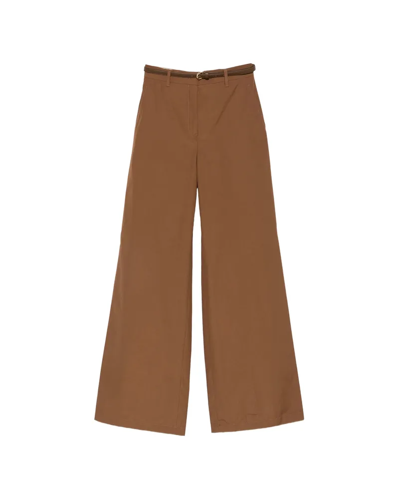 Max Mara Belt-loops Trousers Brown