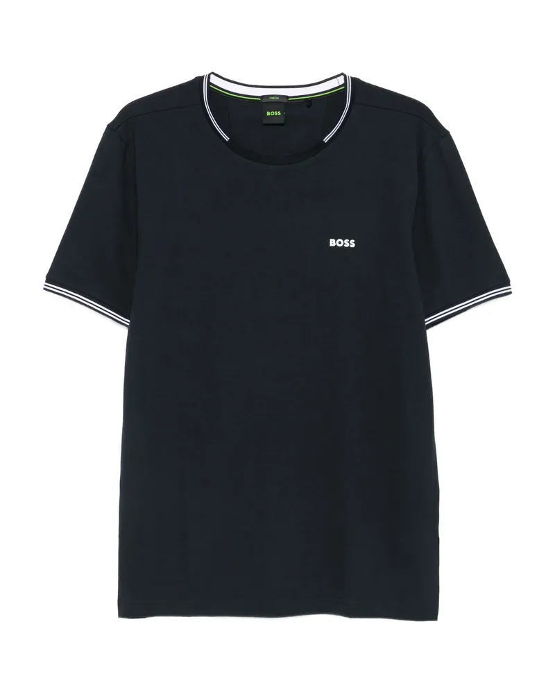 HUGO BOSS Tipped Crew-neck T-shirt Blue