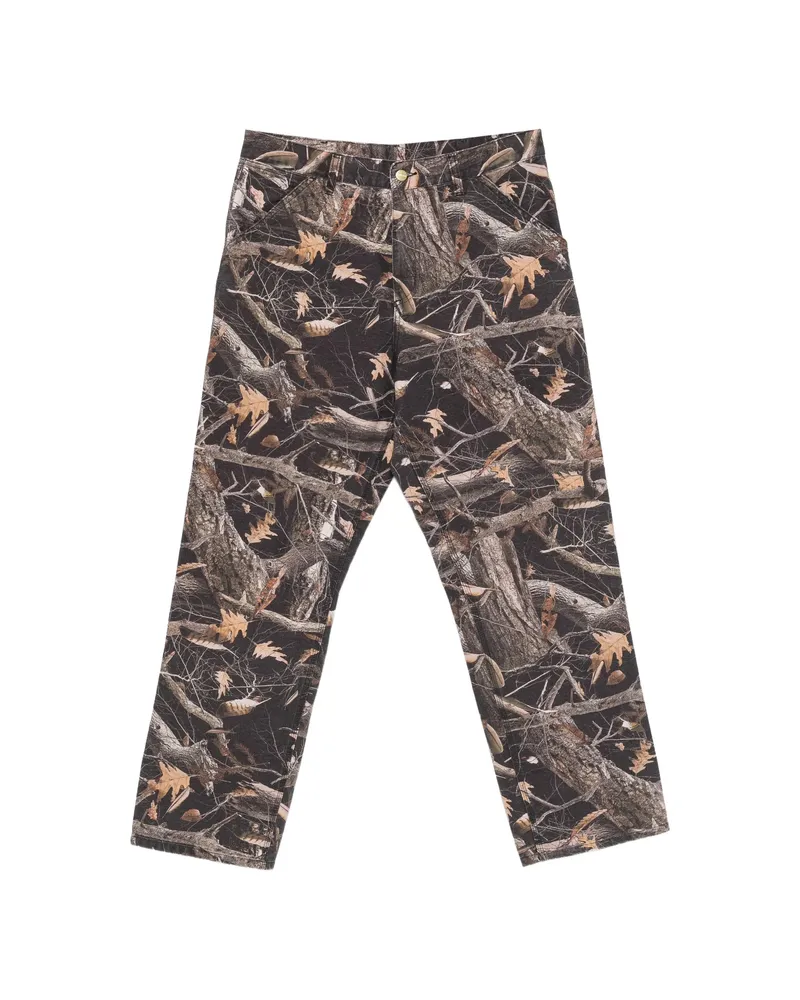 Carhartt WIP Tree-print Trousers Green