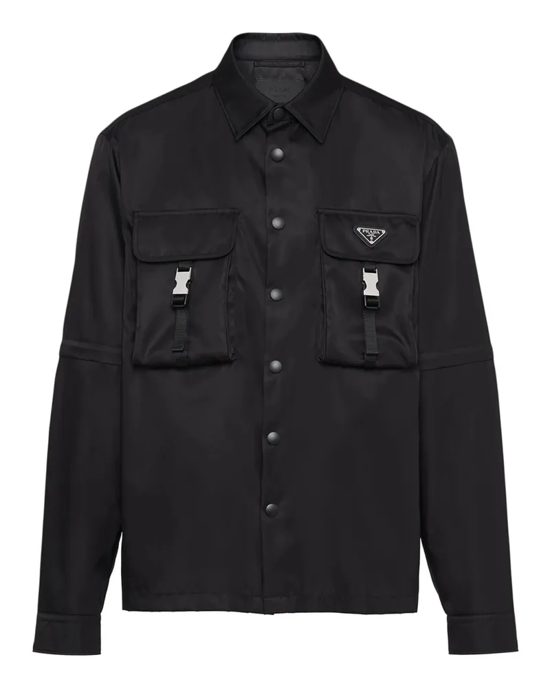 Prada Re-Nylon Shirt Black