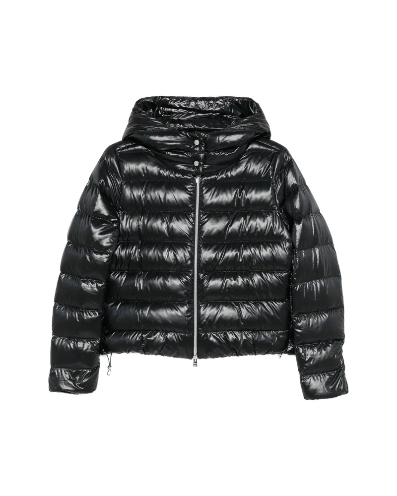 Herno Padded Hooded Coat Black