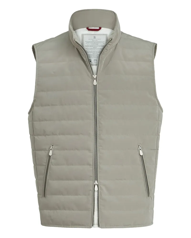 Brunello Cucinelli Padded Gilet Green