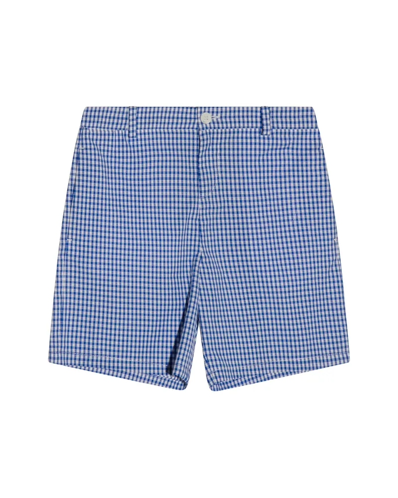 Gucci Gingham Shorts Blue