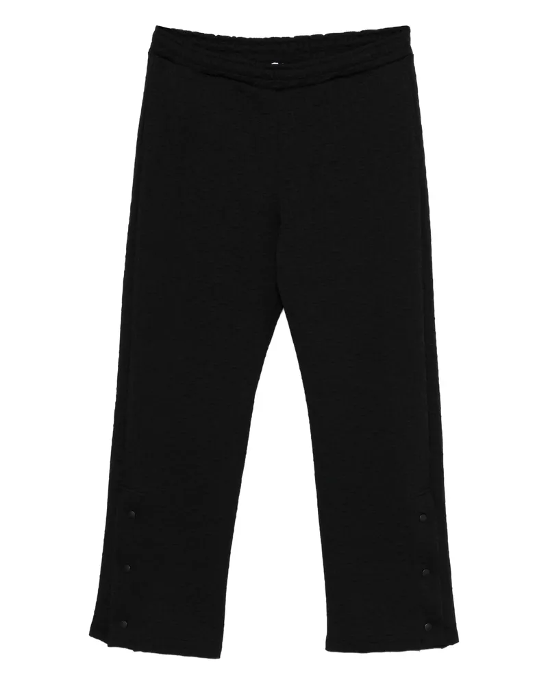 GCDS Cotton Trousers Black