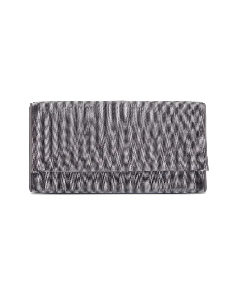 Brunello Cucinelli Precious Clutch Bag Grey