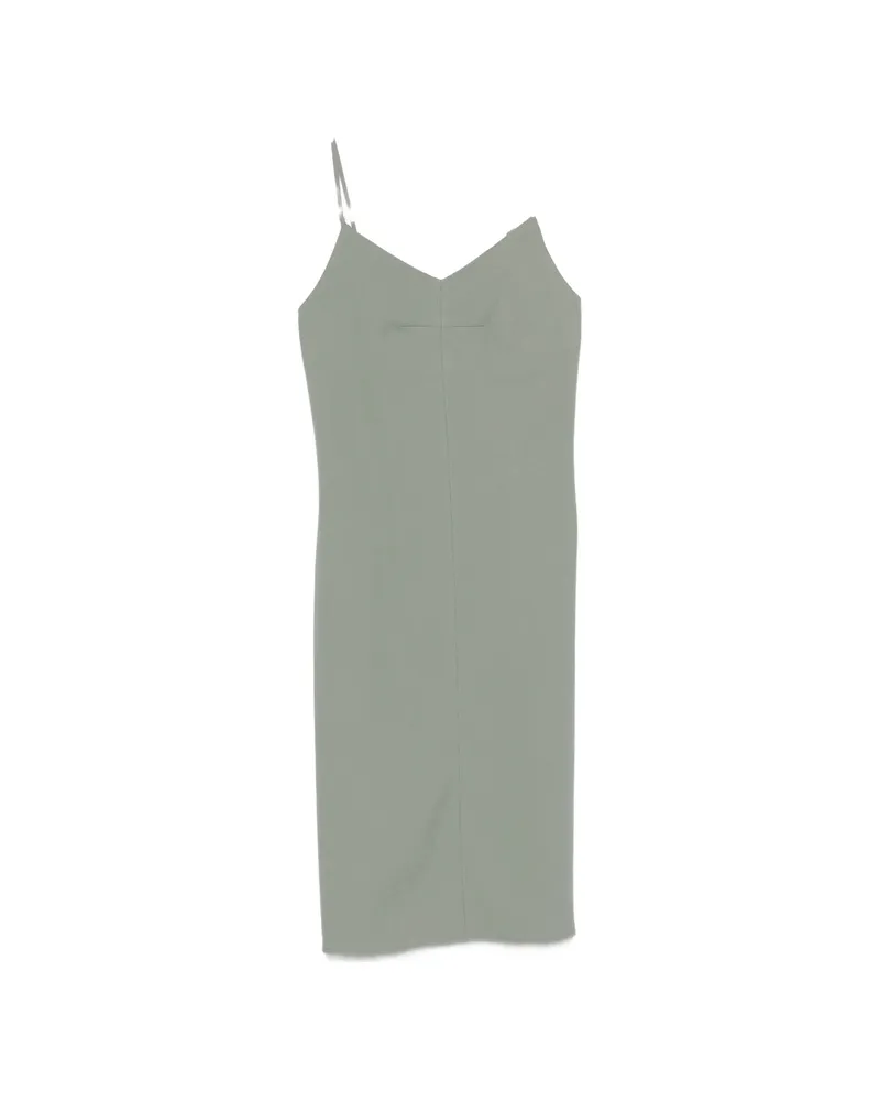 Calvin Klein Spaghetti-strap Midi Dress Green