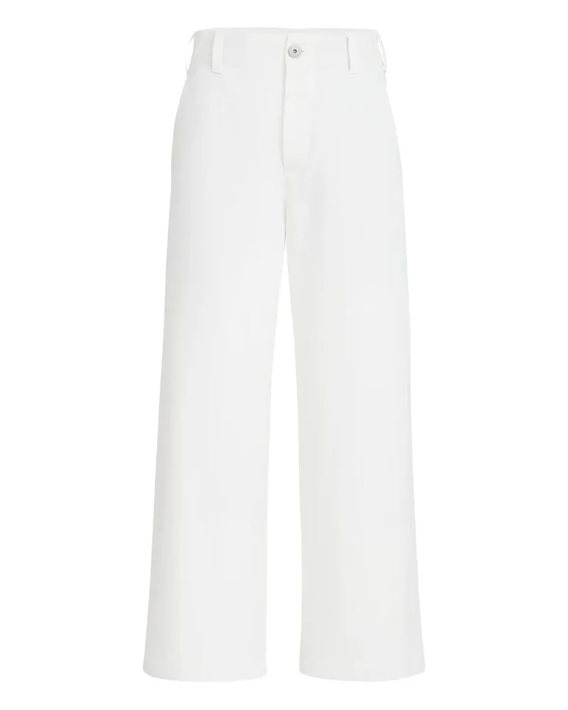Brunello Cucinelli Zip-fastening Trousers White