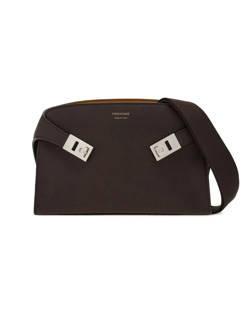 Ferragamo Hug Messenger Bag Brown