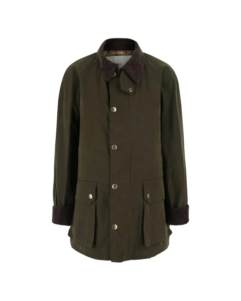 Dunst Flap-pocket Long-sleeve Jacket Green