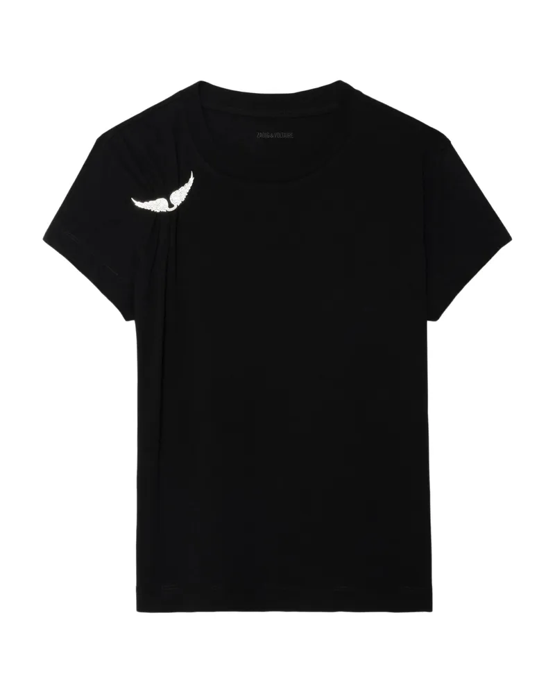 Zadig & Voltaire Logo-detail T-shirt Black