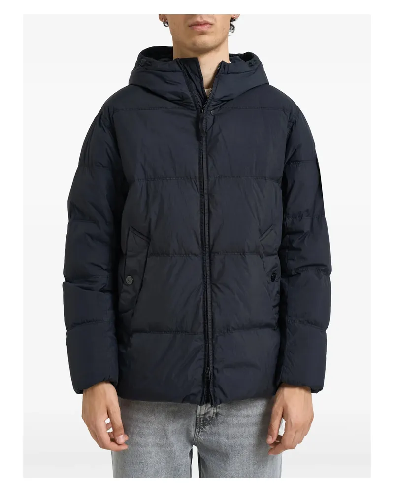 Stone Island 4100037 Crinkle Reps Ny Jacket Blue