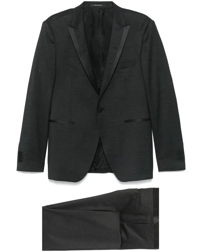Tagliatore Single-breasted Dinner Suit Black