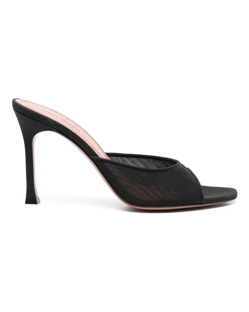 Amina Muaddi Alexa Sandals Black