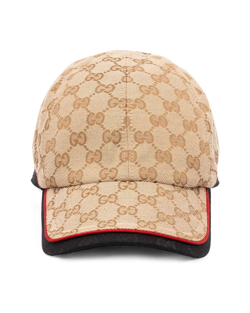 Gucci GG Cotton Canvas Baseball Hat Neutrals
