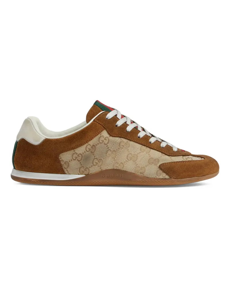 Gucci Shift GG Web-detail Sneakers Neutrals