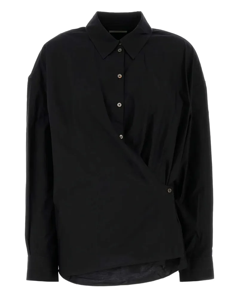 Christophe Lemaire Cotton Blend Shirt Black
