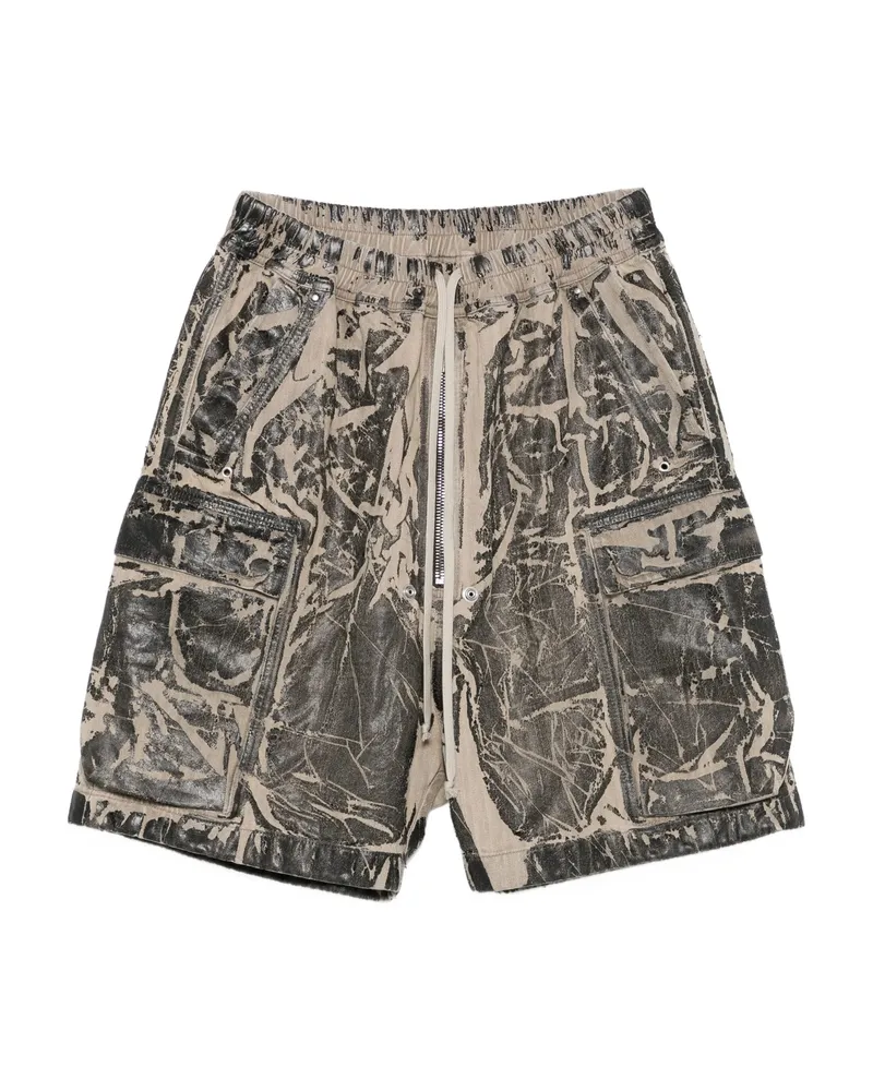 DRKSHDW by Rick Owens Washed Cargo Shorts Black
