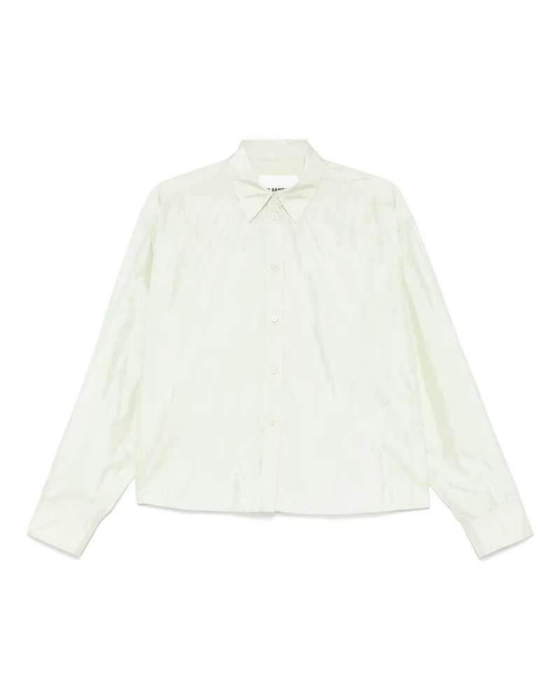 Jil Sander Satin Shirt Green