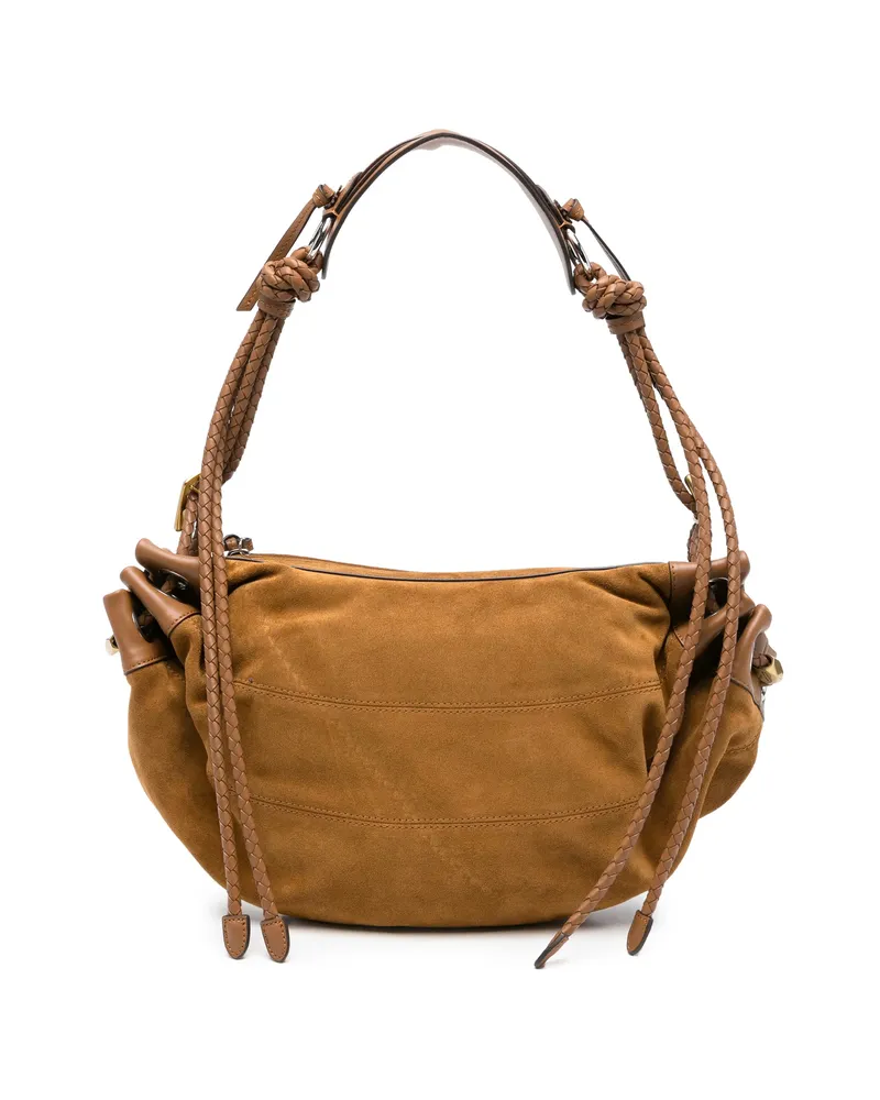 Isabel Marant Medium Maia Suede Shoulder Bag Brown