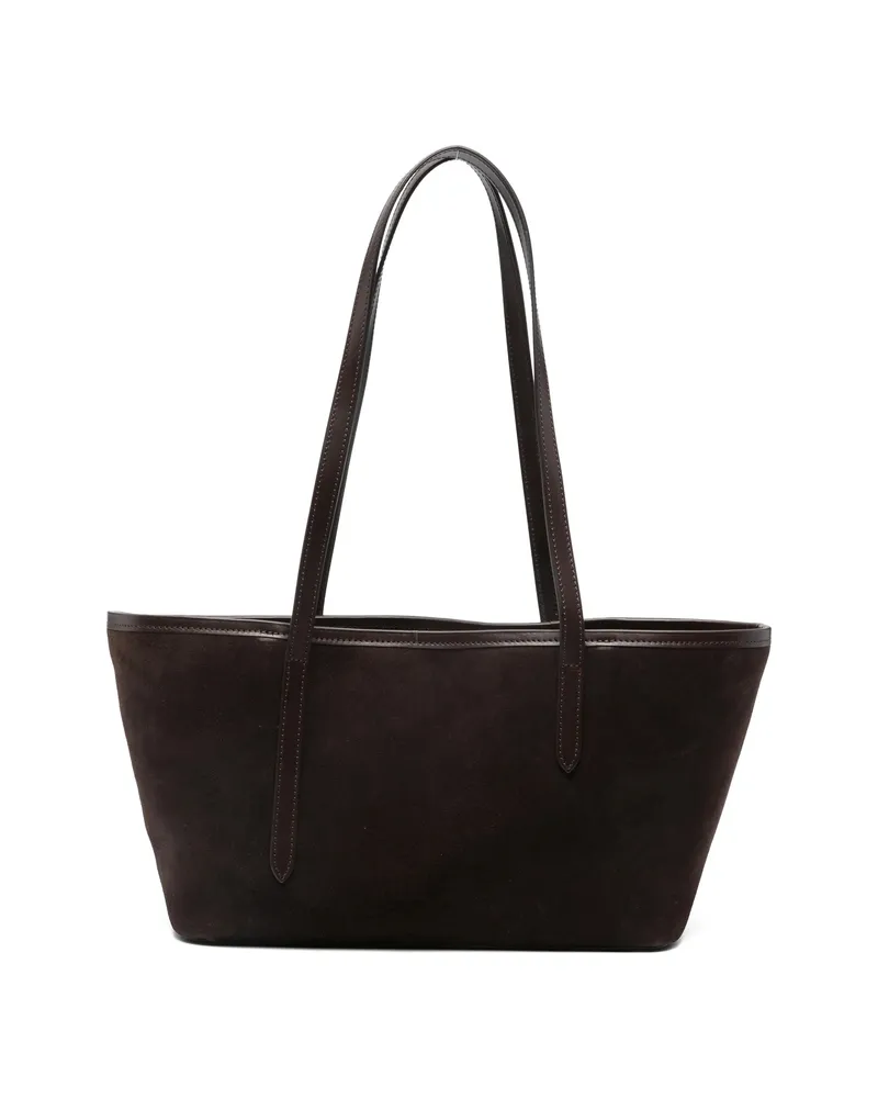 ATP Atelier Gaiba Suede Tote Bag Brown