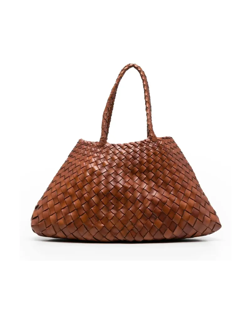 Dragon Diffusion Big Santa Croce Tote Bag Brown