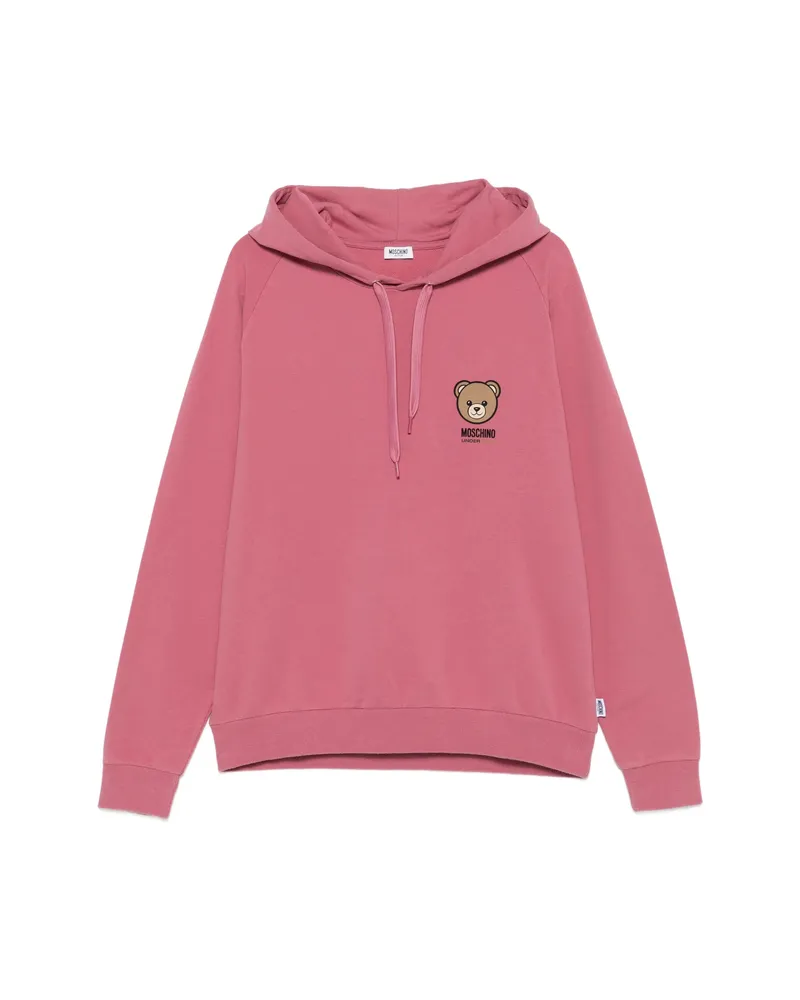 Moschino Bear Hoodie Pink