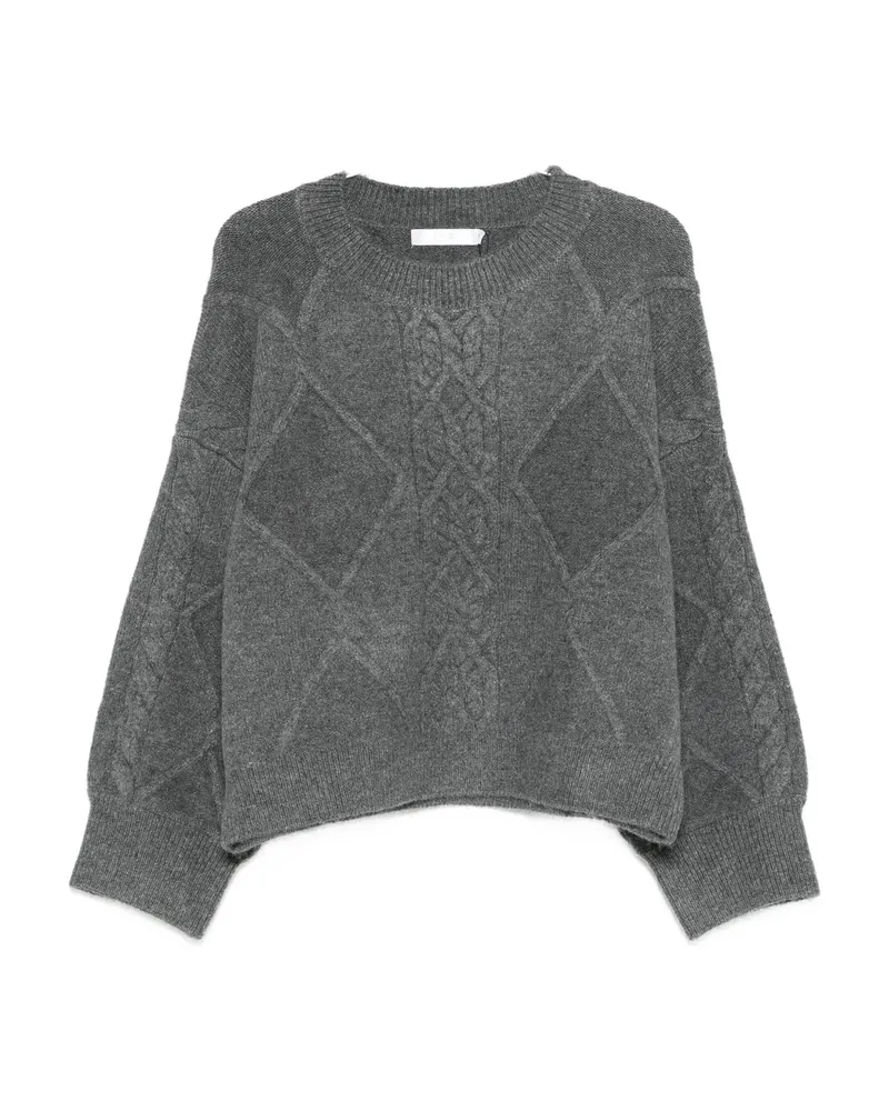 IRO Cable-knit Sweater Grey