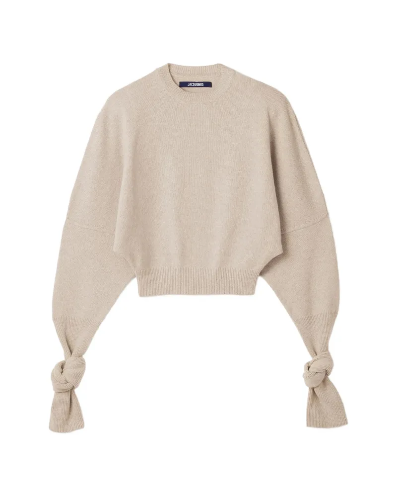 Jacquemus The Fiocco Sweater Neutrals