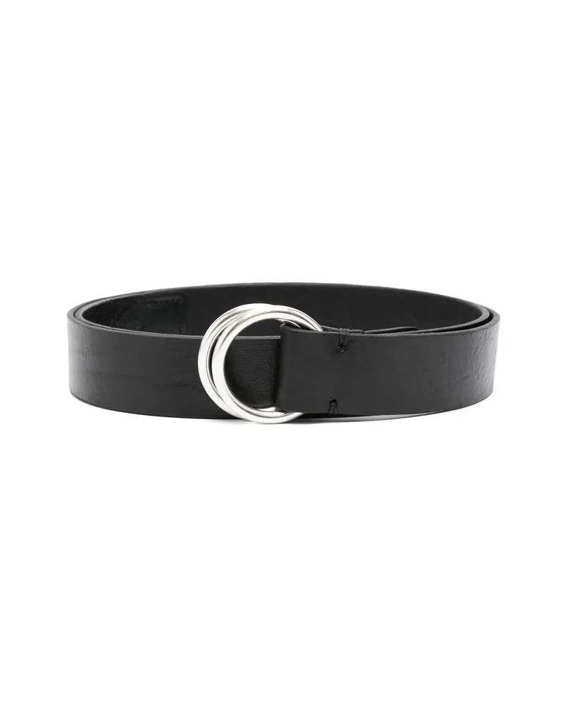 ERALDO Leather Belt Black
