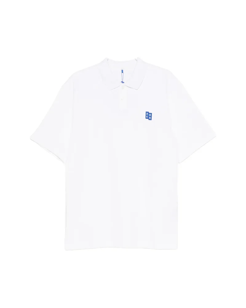 Adererror TRS Logo-patch Polo Shirt White