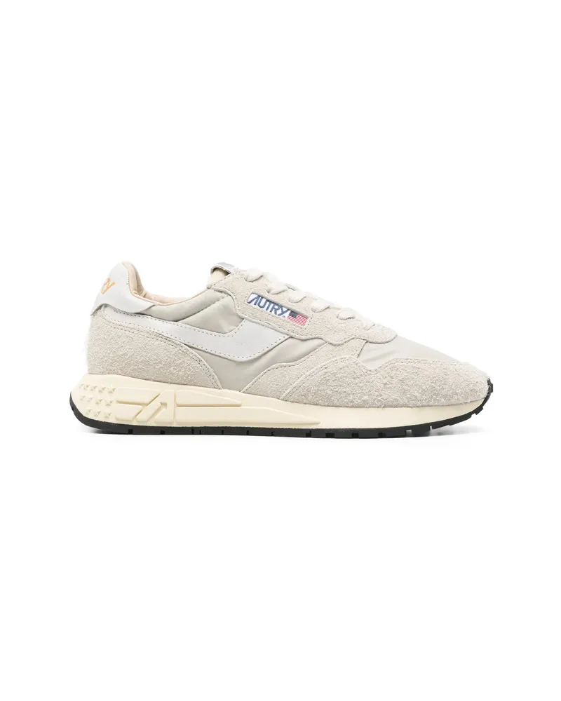 AUTRY Reelwind Suede Panelled Sneakers Grey