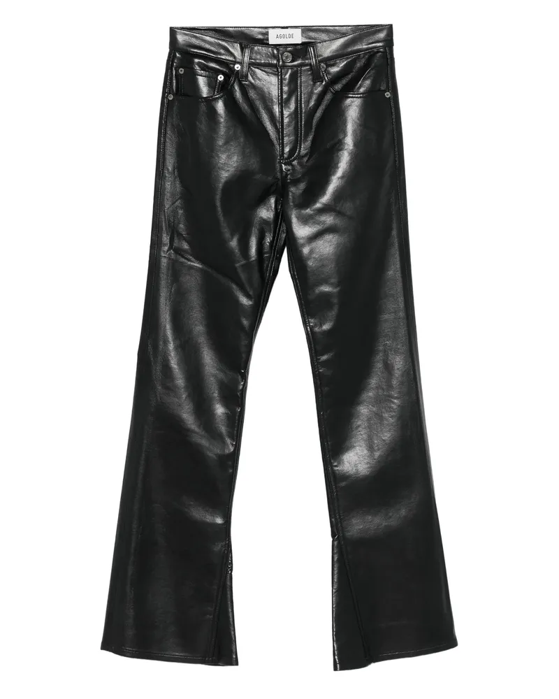 AGOLDE Five-pocket Trousers Black