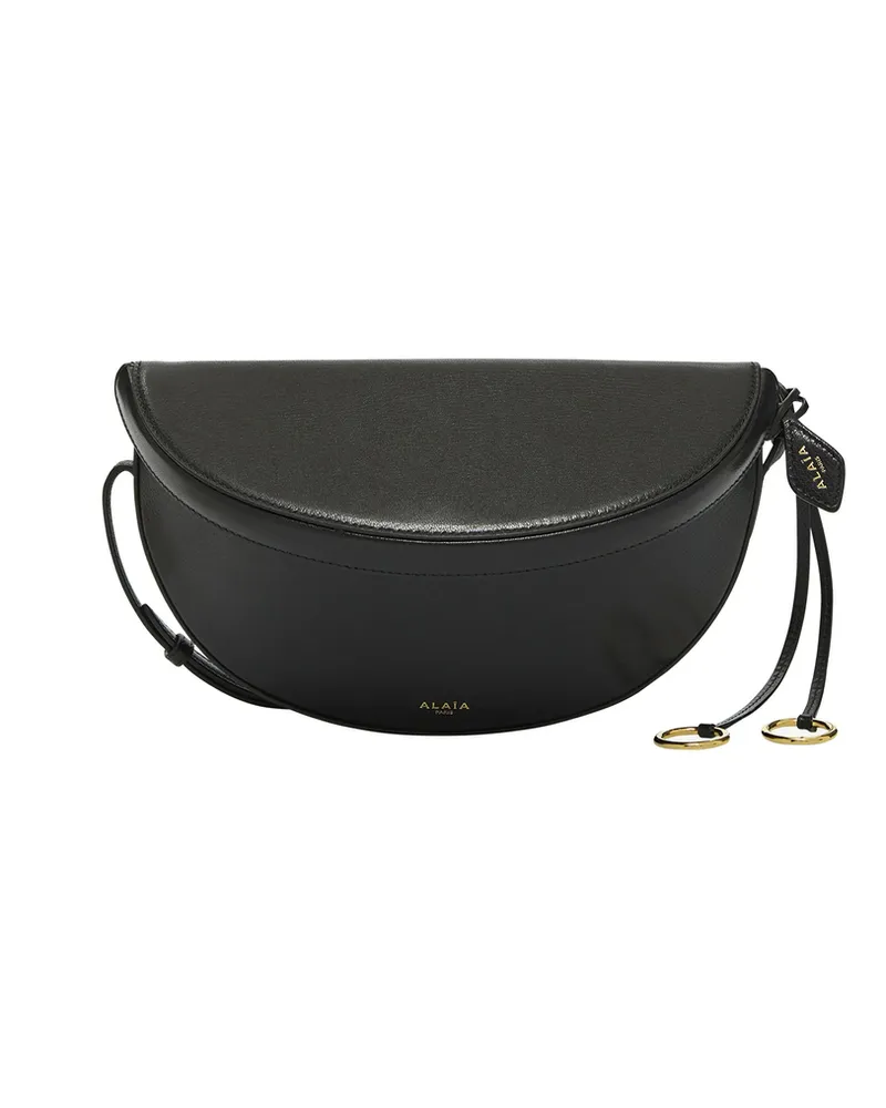 Alaïa Hip East West Shoulder Bag Black