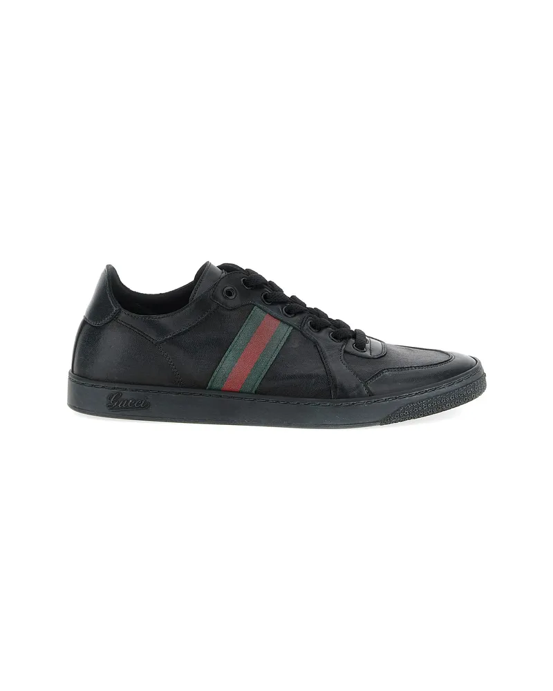 Gucci Lace-up Fastening Sneakers Black