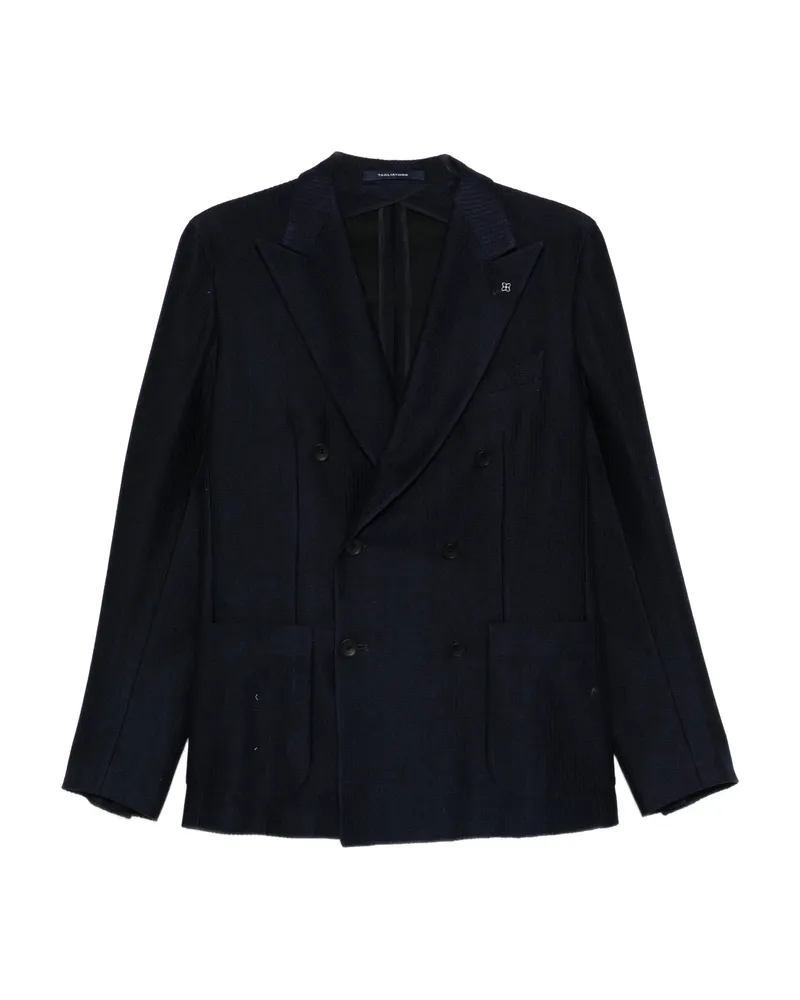 Tagliatore Double-breasted Blazer Blue