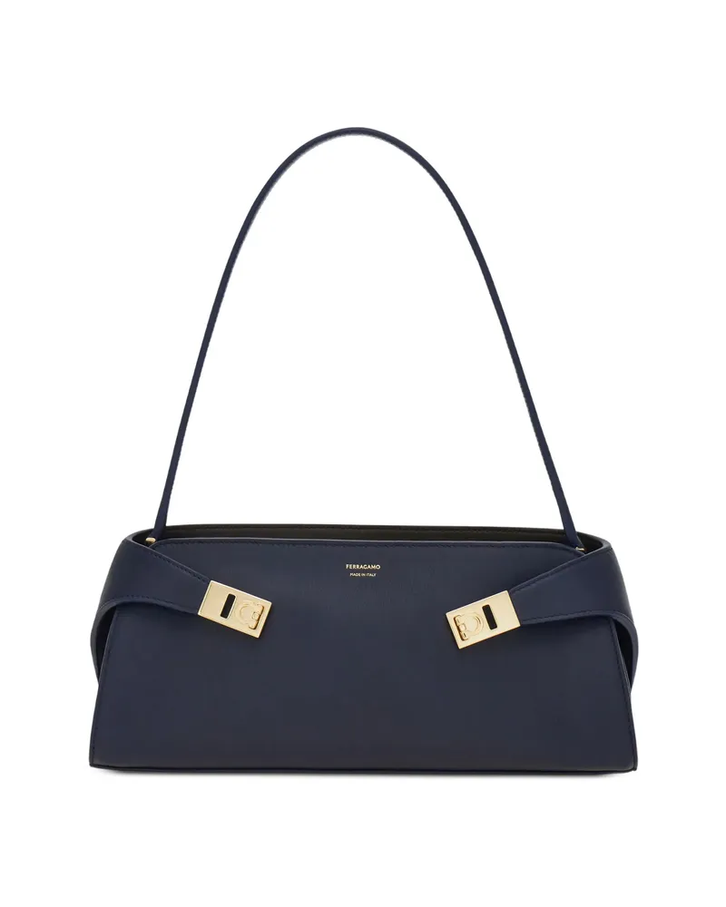 Ferragamo Hug East-West Shoulder Bag Blue