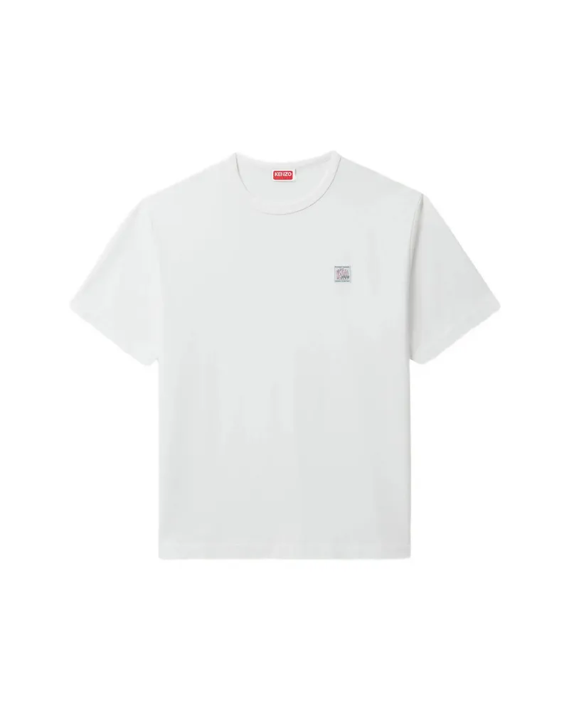 Kenzo Work And Play Cotton T-shirt White
