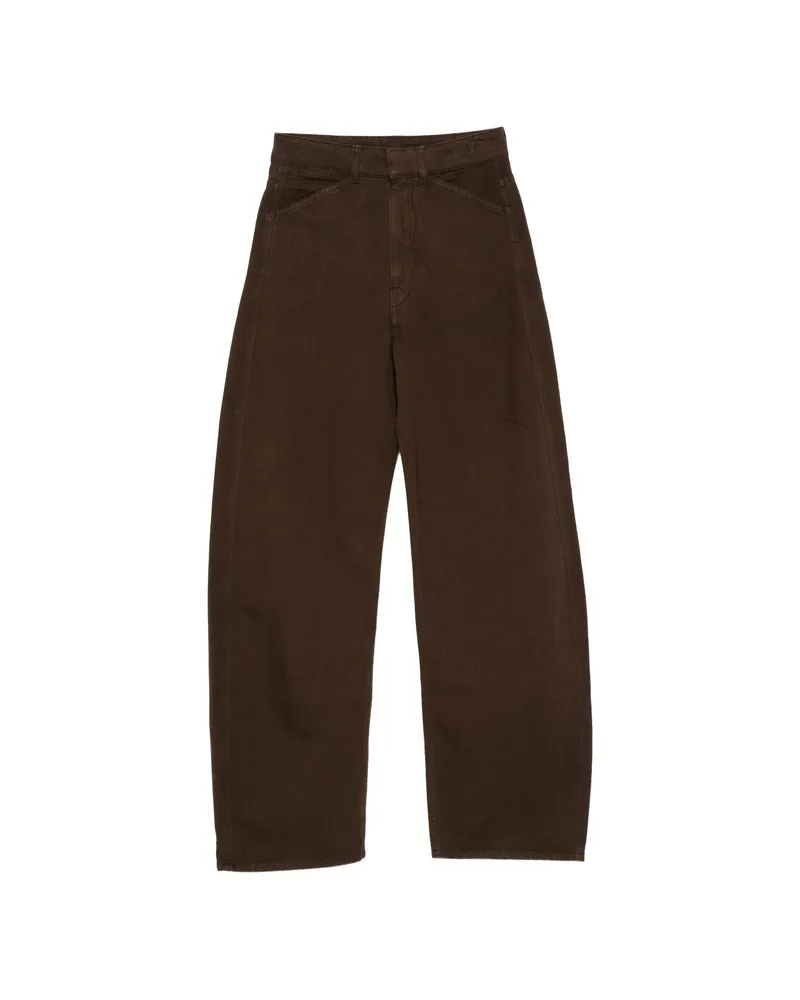 Christophe Lemaire Wide-leg Jeans Brown