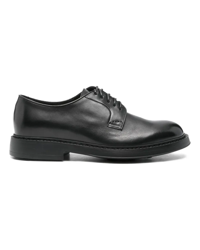 Doucal´s Leather Derby Shoes Black