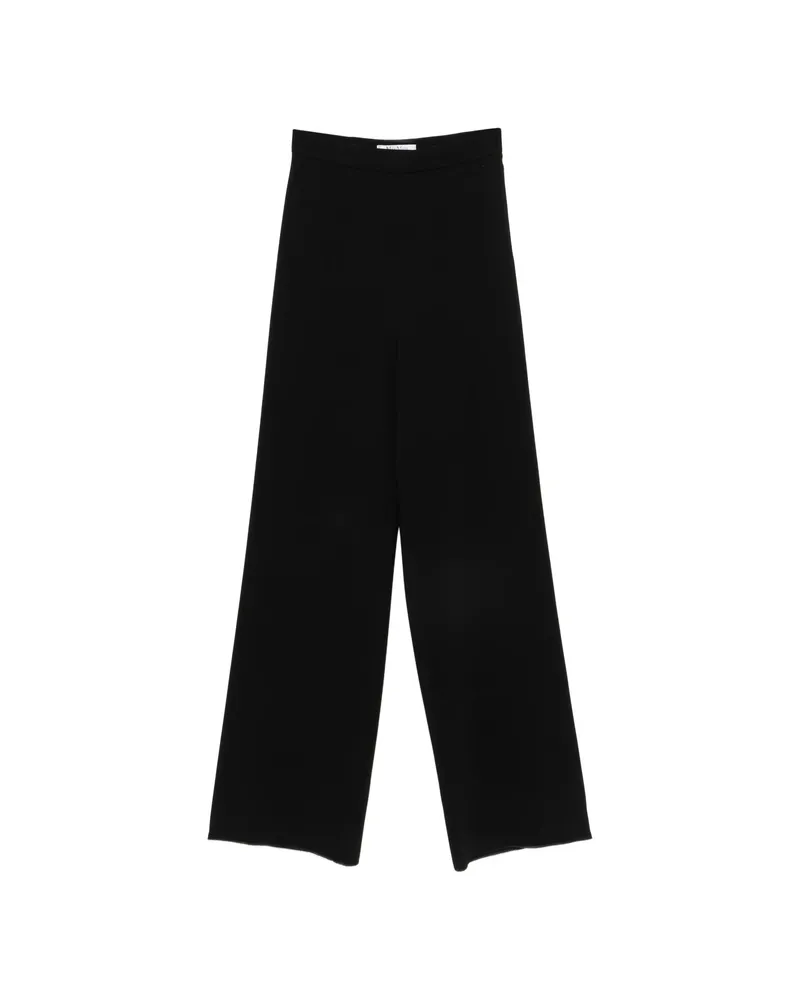 Max Mara Zip-fastening Palazzo Pants Black