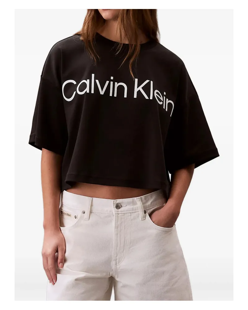 Calvin Klein Logo-graphic T-shirt Black