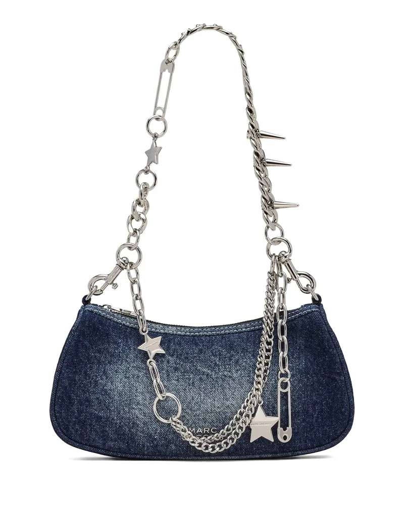Marc Jacobs Denim Charm Shoulder Bag Blue