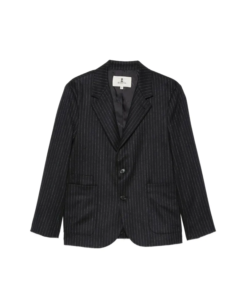 BARENA Pinstripe-pattern Blazer Blue