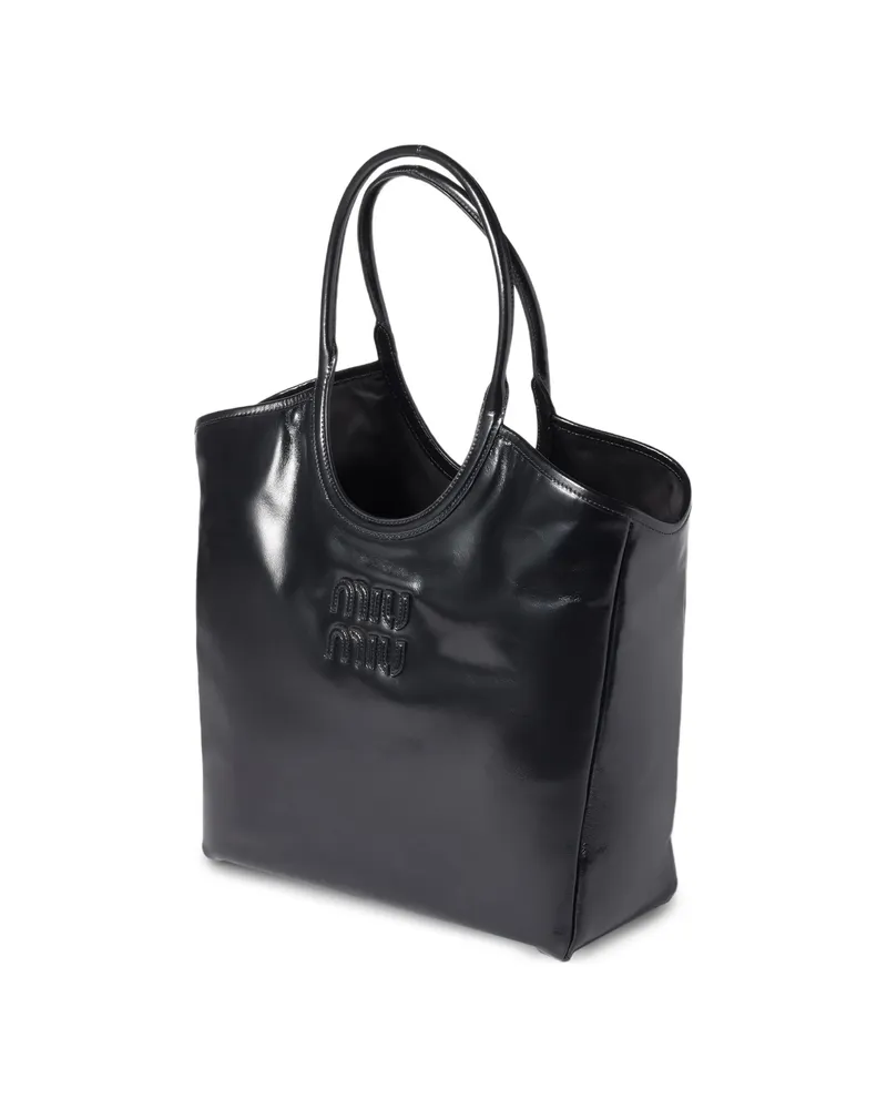 Miu Miu IVY Leather Bag Black