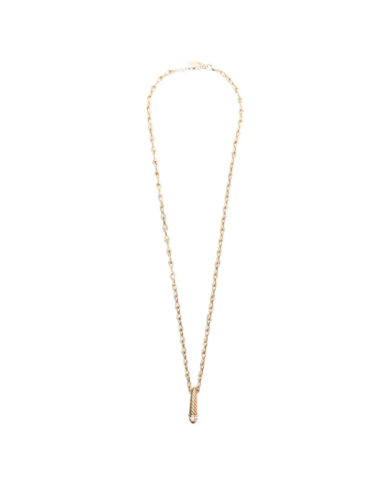 Raquel Diniz Crystal-embellished Chain Necklace Gold