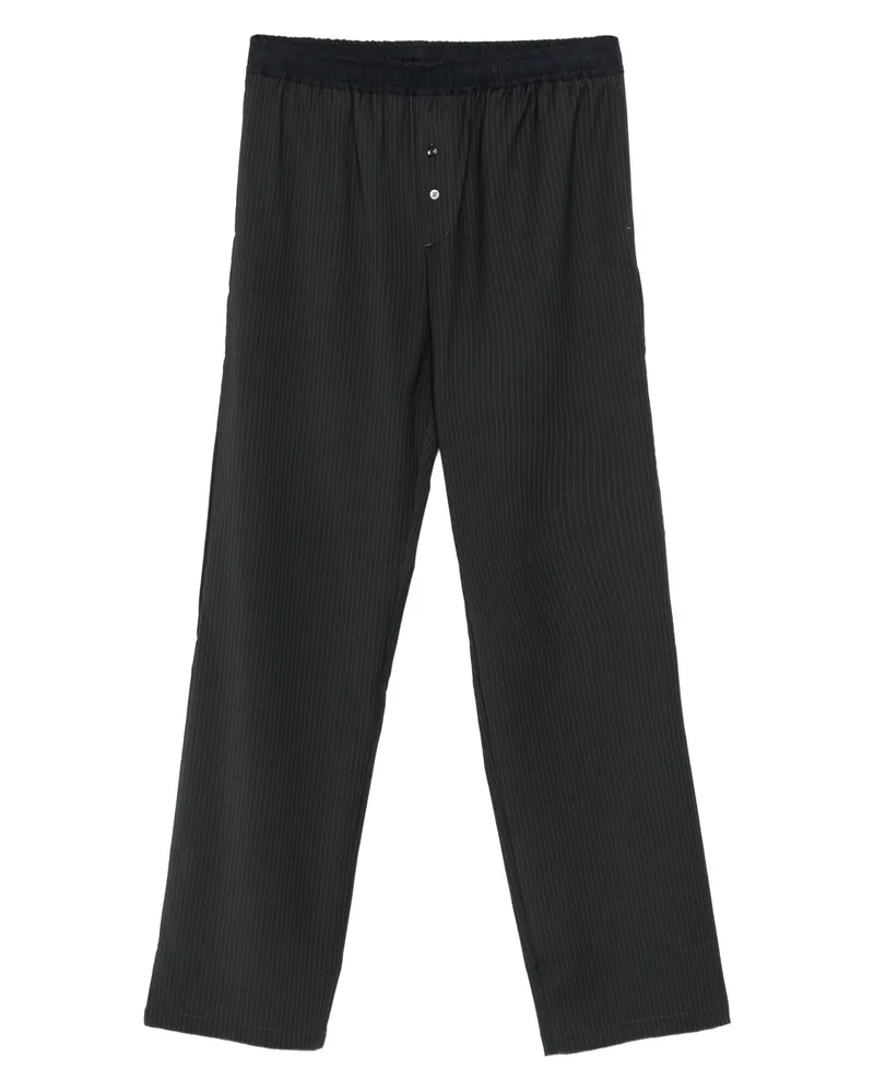 Paloma Wool Gales Pinstripe Button Trousers Grey